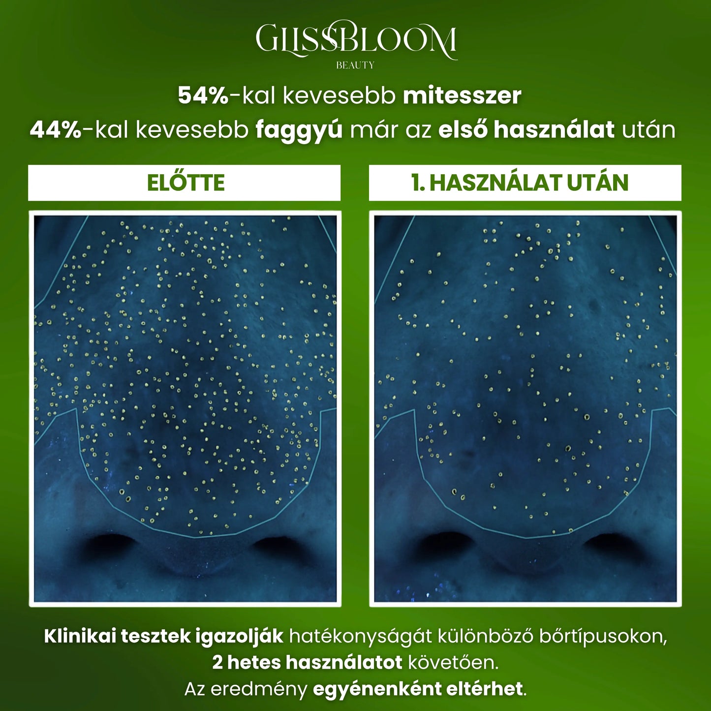 GlissBloom Buborékos mélytisztító arcmaszk