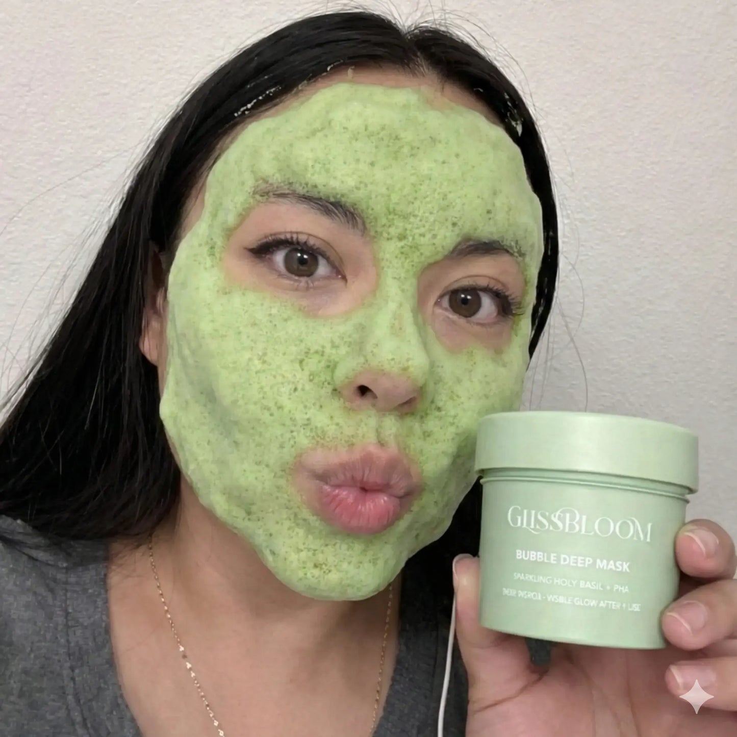 GlissBloom Buborékos Mélytisztító Arcmaszk