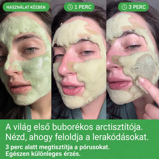 GlissBloom Buborékos Mélytisztító Arcmaszk