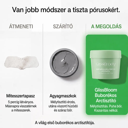 GlissBloom Buborékos Mélytisztító Arcmaszk