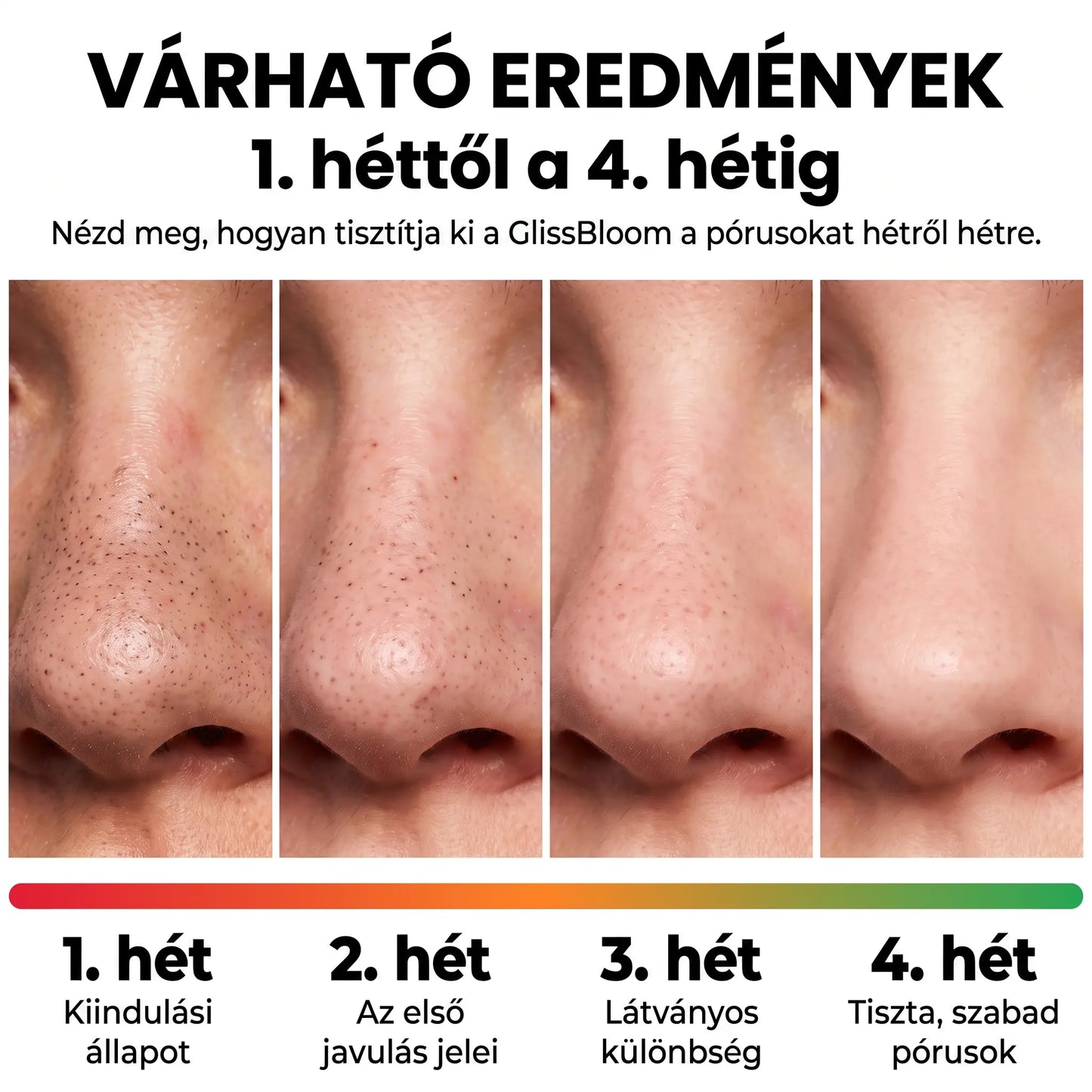 GlissBloom Buborékos Mélytisztító Arcmaszk