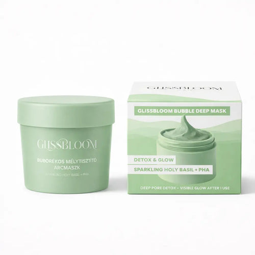 Viszlát mitesszerek: Mélypórus tisztítás a GlissBloom erejével.